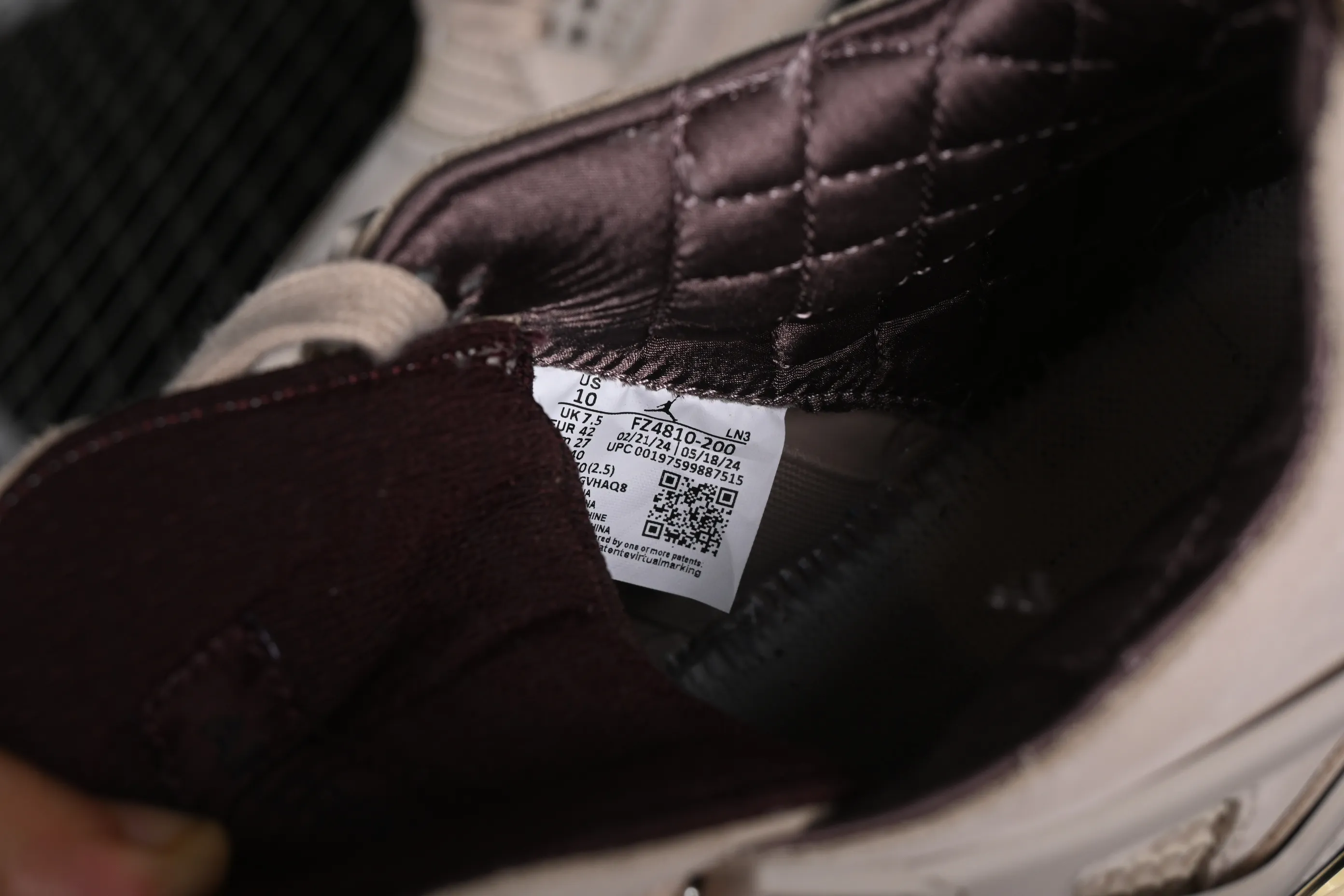 All categories Air Jordan Jordan series basketball shoes Air Jordan 4 A Ma Maniere x Air Jordan 4 Retro "Fossil Stone" AJ4 Joe 4 Fossil FZ4810-200